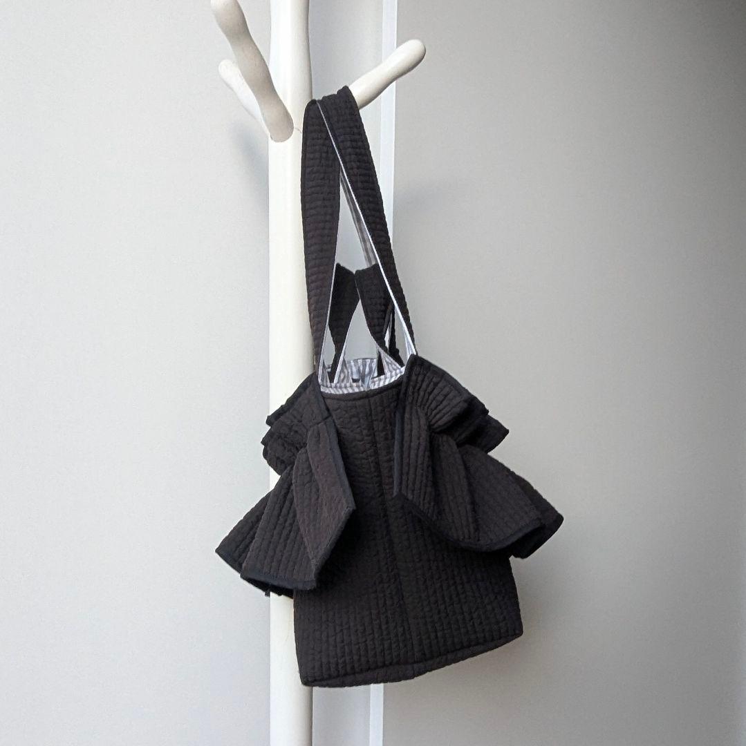 えり。様確認用 ヌビバッグ 大きめサイズ フリル マザーズバッグ ハンドメイド