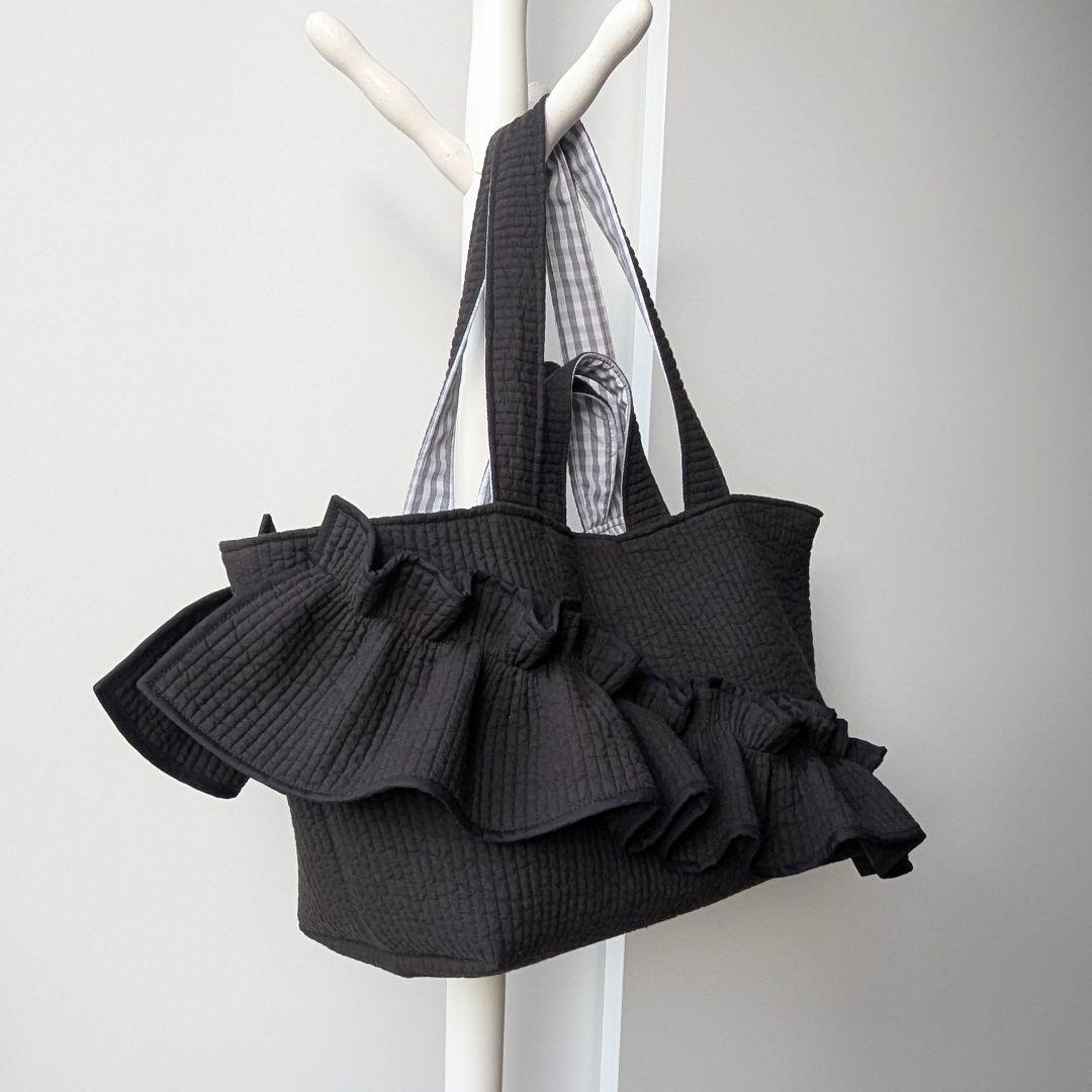 えり。様確認用 ヌビバッグ 大きめサイズ フリル マザーズバッグ ハンドメイド