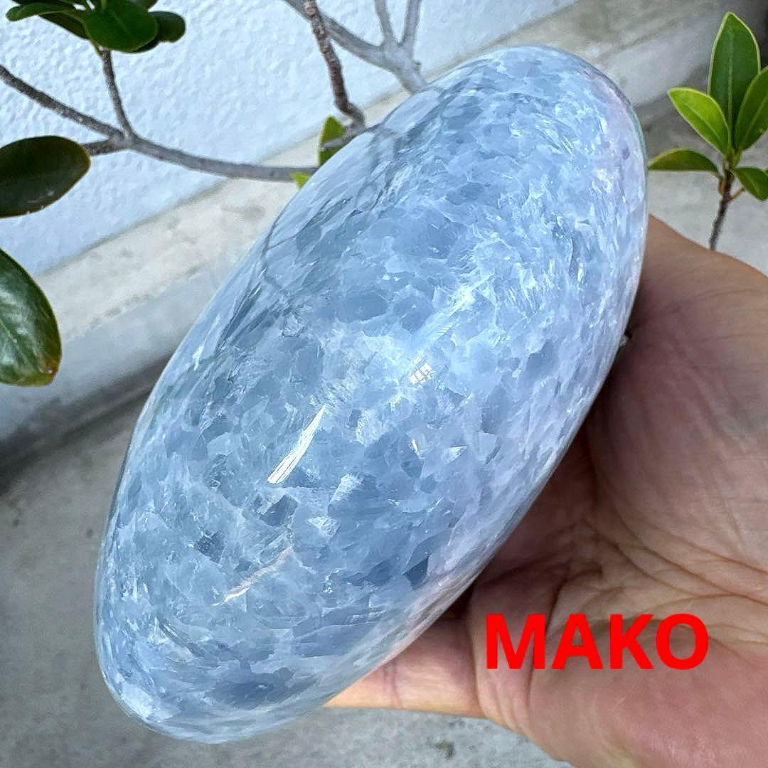 M1714☆ブルーカルサイトハート型原石1.6Kg☆天然石☆N50508-A