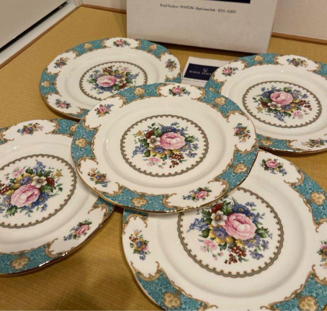 ロイヤルアルバート　 レディアスコット　プレート　皿　新品　大皿　5枚