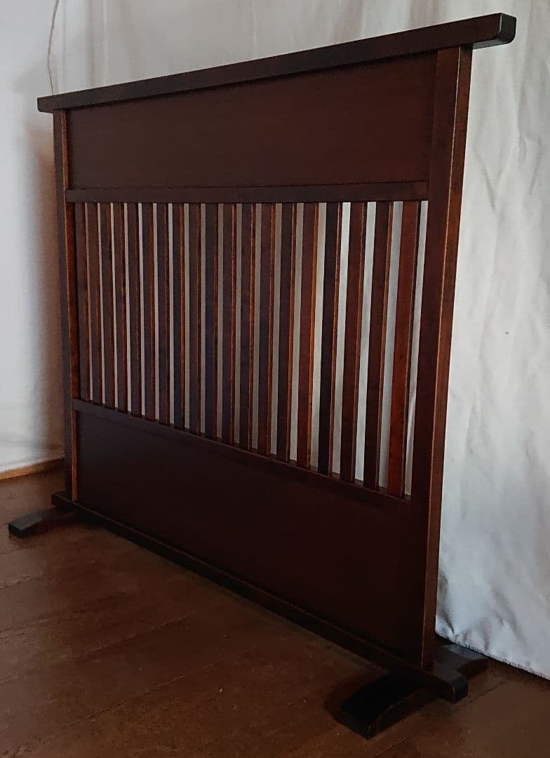 #衝立　１枚式　和風パーテーション間仕切り衝立格子状衝立屏風⑤