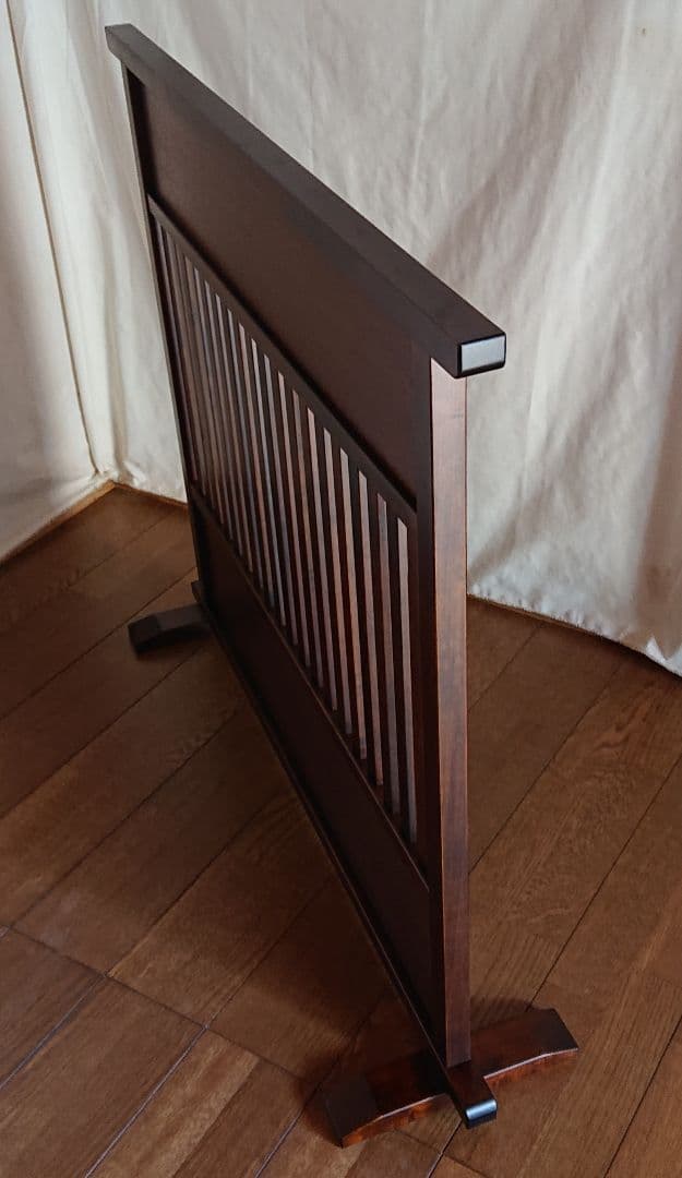 #衝立　１枚式　和風パーテーション間仕切り衝立格子状衝立屏風⑤