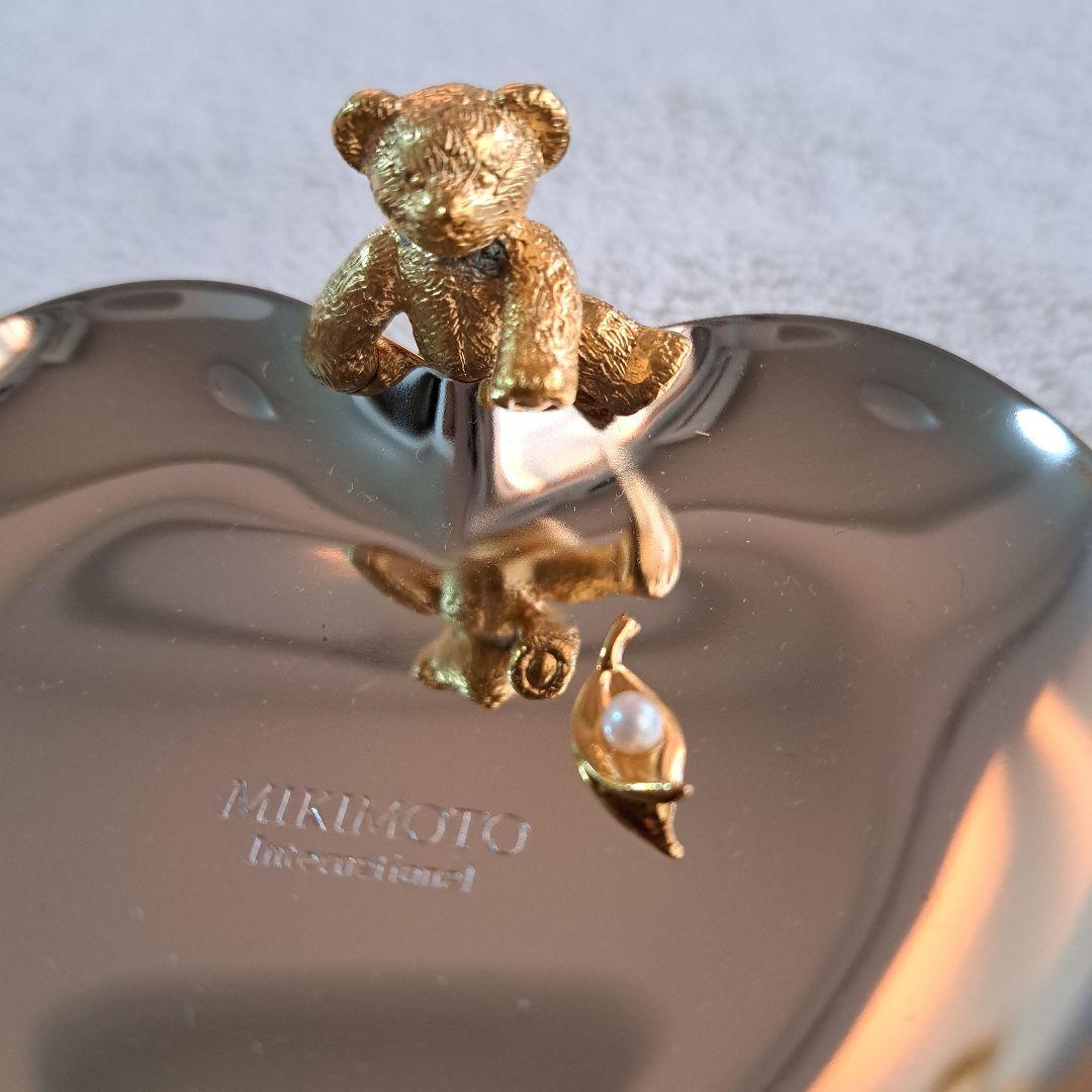 ☆新品未使用 箱付き☆ MIKIMOTO ミキモト ジュエリートレイ クマ