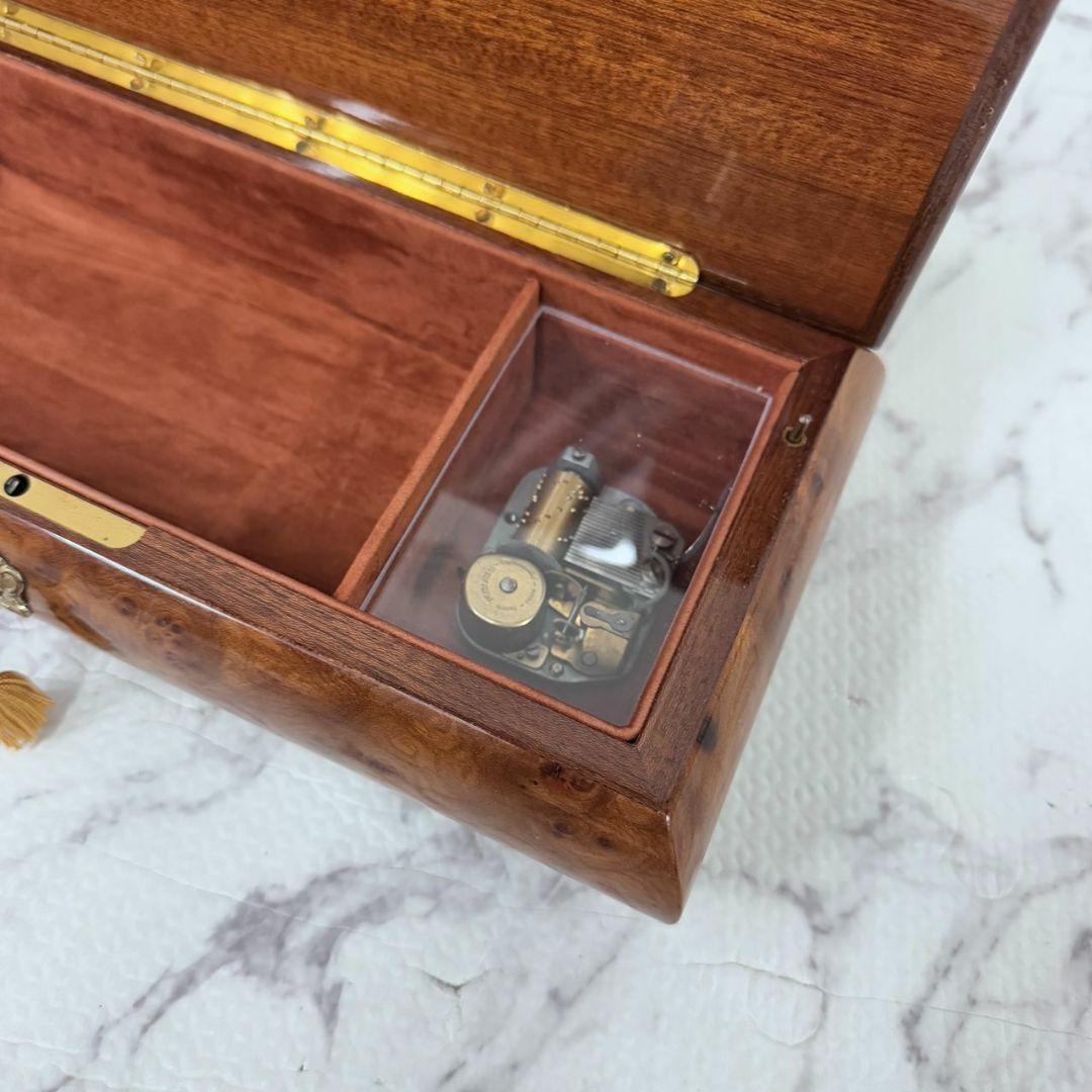 21080 オルゴール　ジュエリーボックス　小物入れ　イタリア製　アンティーク