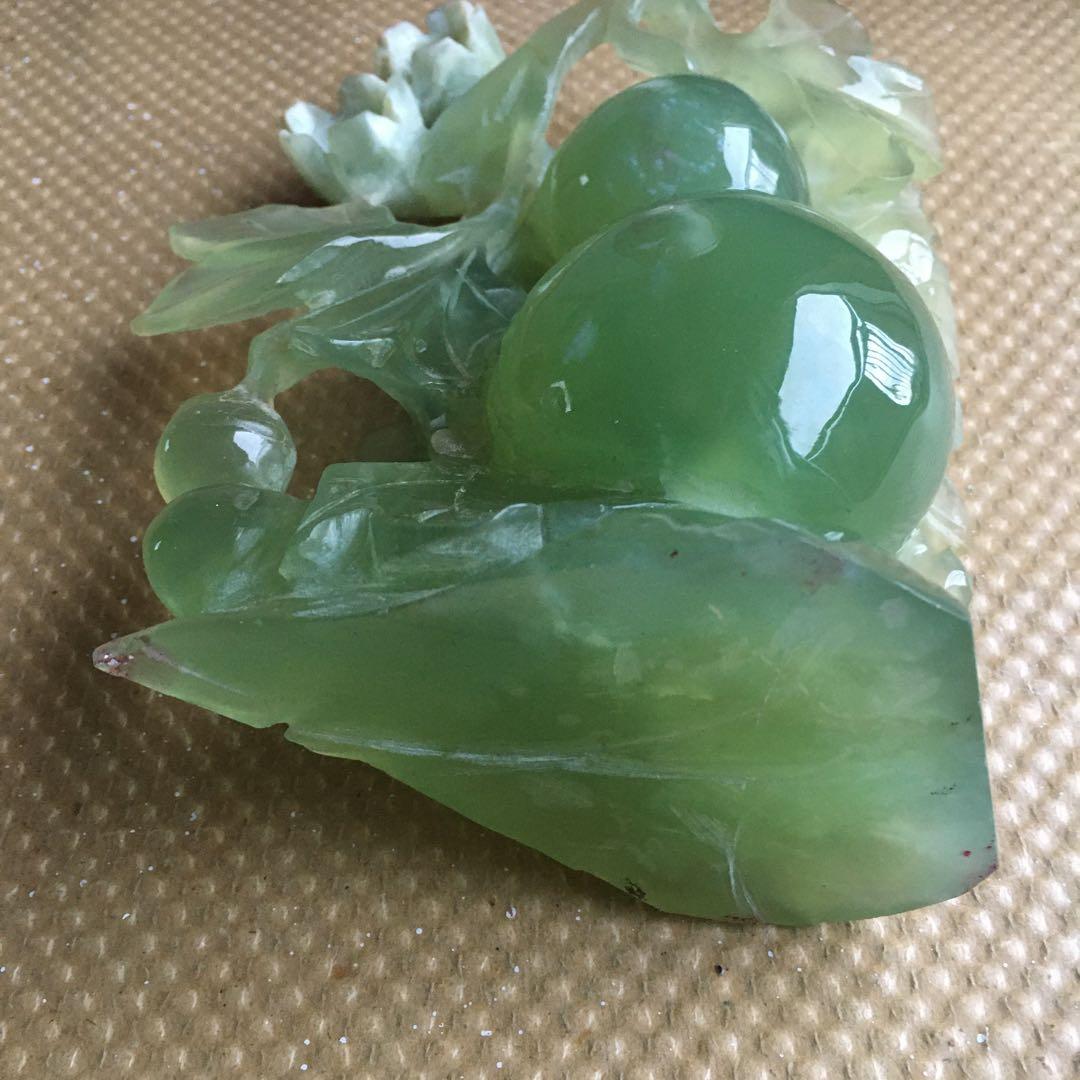 1255 瓢箪 ひょうたん 飾り 置物 石 大理石 水晶 翡翠 ヒスイ - メルカリ