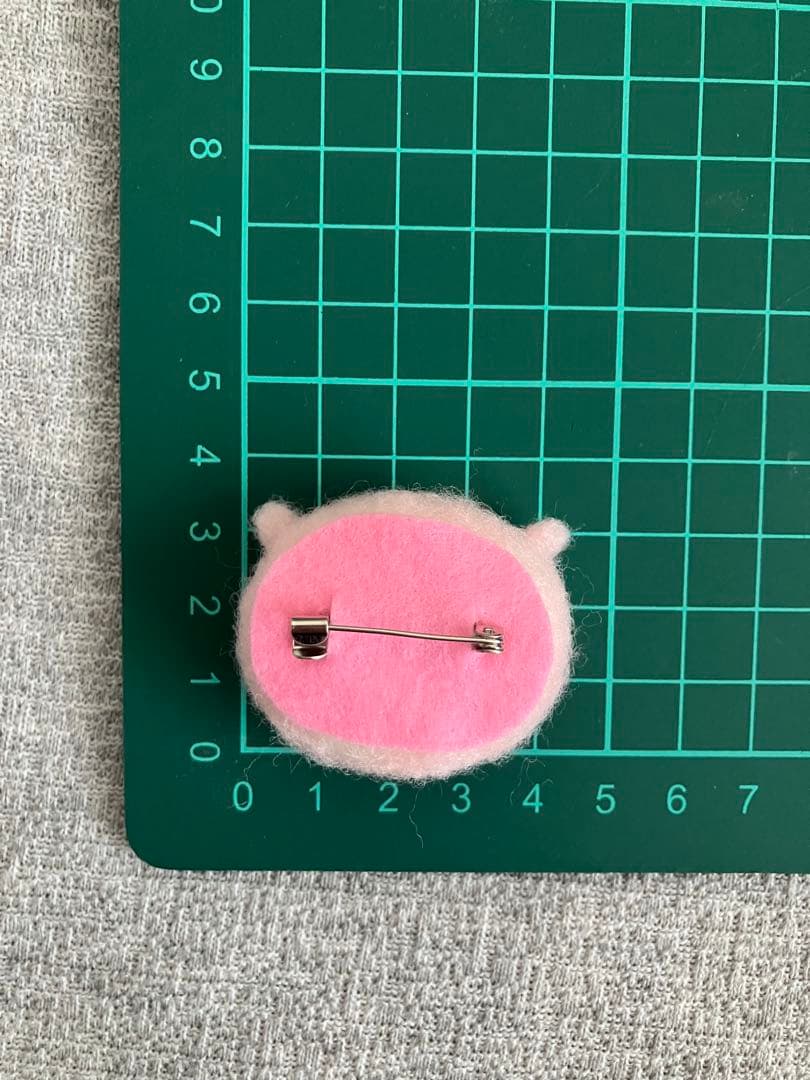 ハダカデバネズミ ブローチ 羊毛フェルト - メルカリ