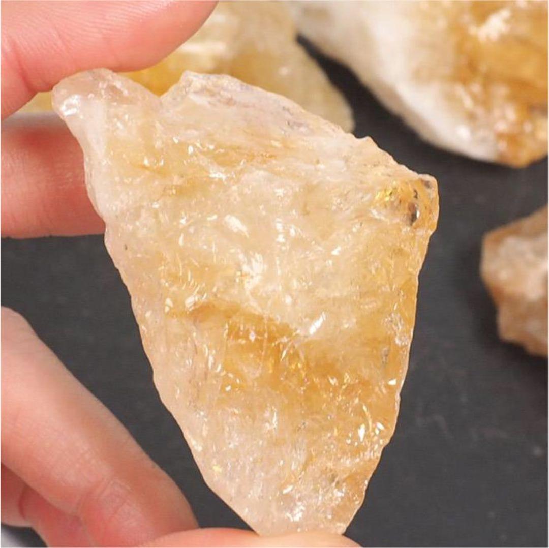 300★特別ご提供★希少シトリンラフ原石【ブラジル産黄水晶ロッククリスタル】❤️