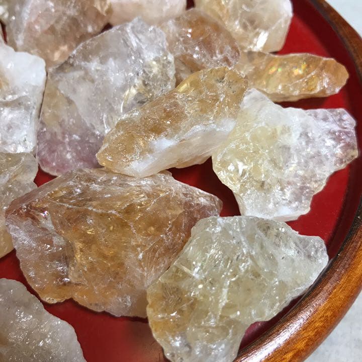 300★特別ご提供★希少シトリンラフ原石【ブラジル産黄水晶ロッククリスタル】❤️