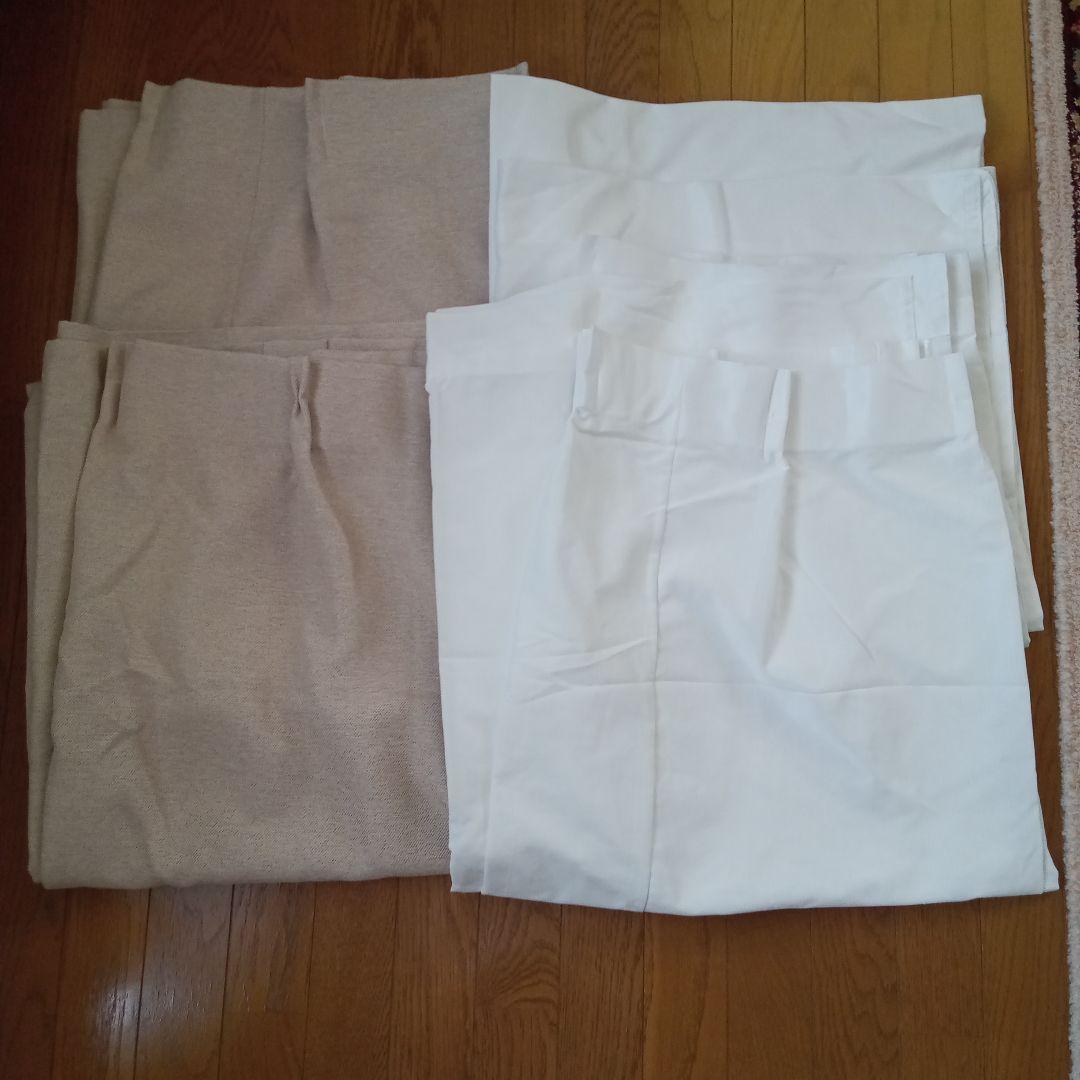 遮光1級遮熱防災50サイズカーテン、ミラー花粉キャッチレースカーテン