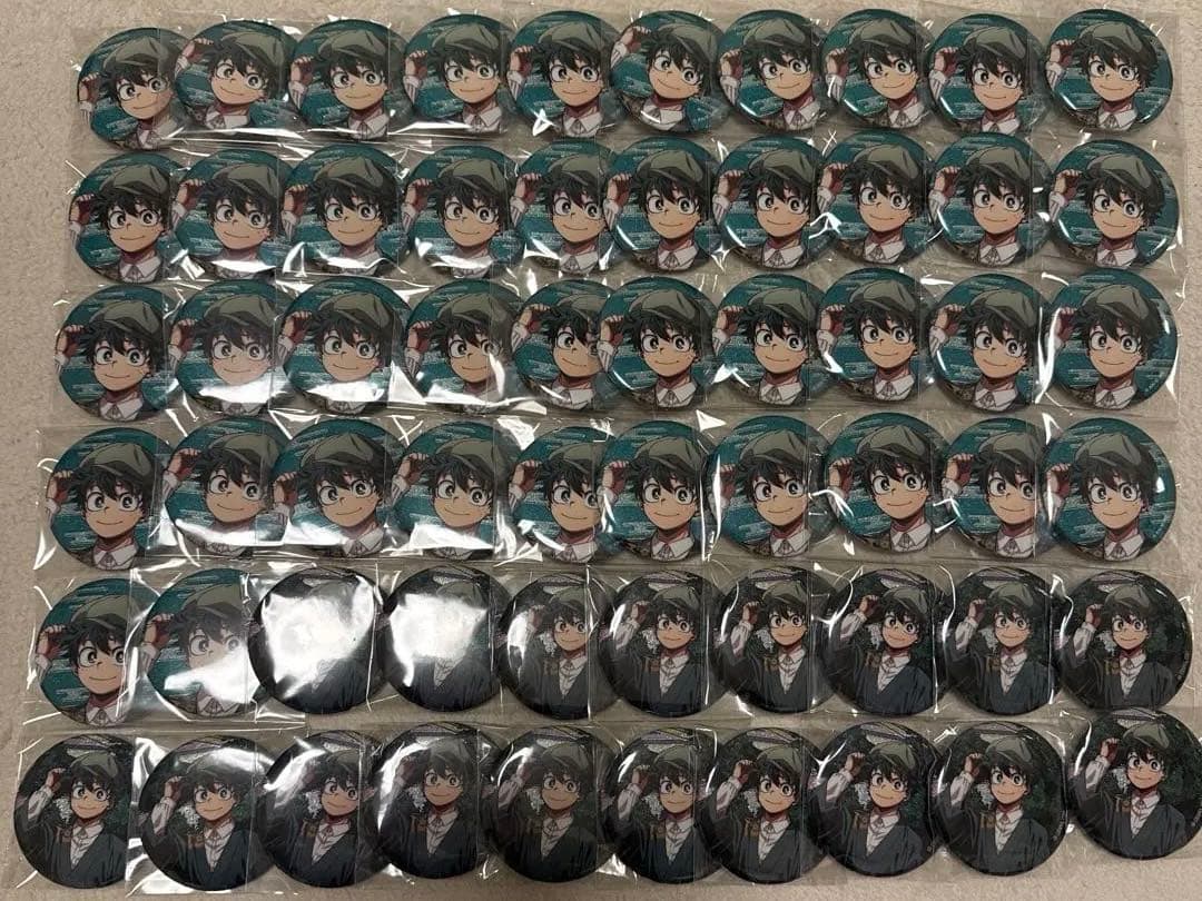 緑谷出久 花やしき 缶バッジ 60点