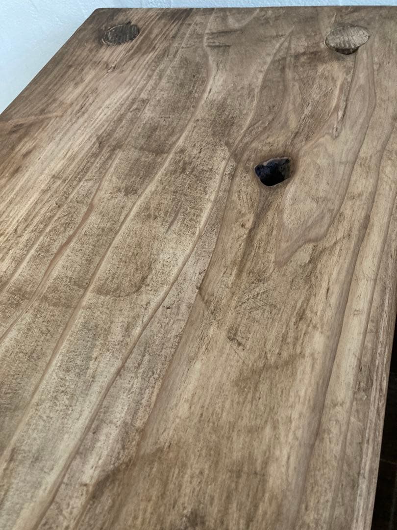 送料込『ピートm.n.o』アンティーク仕上げチェア○フラワースタンドにも