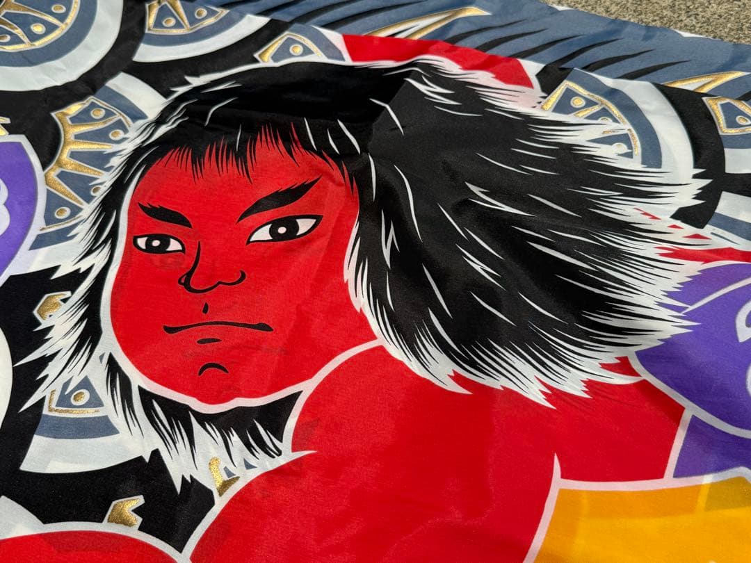 中古 鯉のぼり ⑧ 4m 両面金太郎 こいのぼり 2色 こどもの日 節句