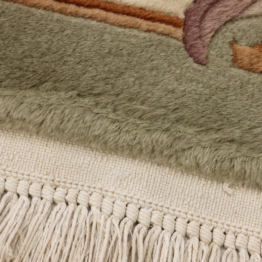 専用 Y2349-1 中国緞通 ウール ハンドカット 手織り 154×90㎝ - メルカリ