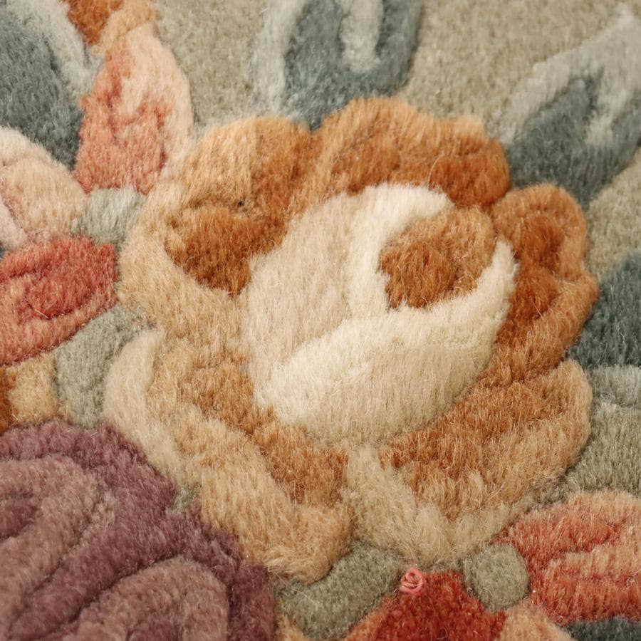 専用 Y2349-1 中国緞通 ウール ハンドカット 手織り 154×90㎝ - メルカリ