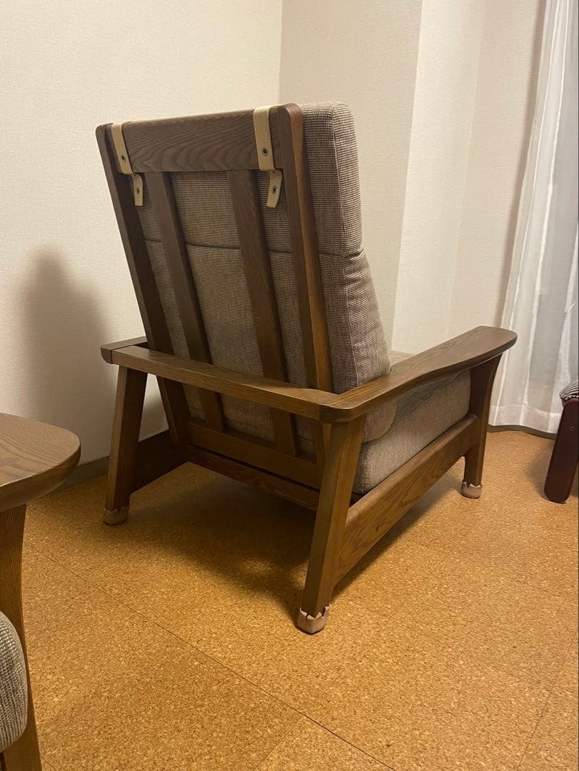 【美品】葉山ガーデンソファー [極しゃもじ]2.5人掛け＋1人掛けソファー