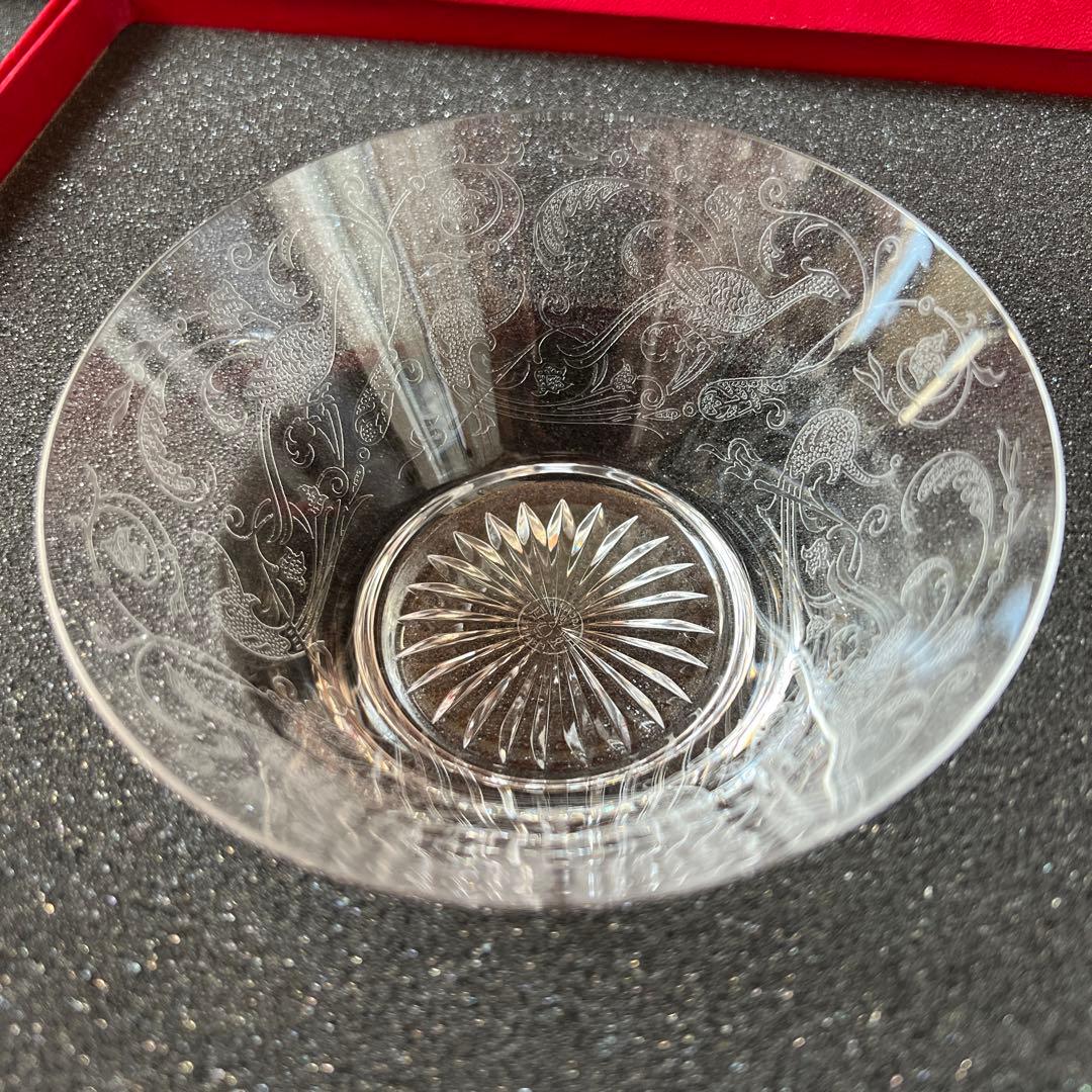 バカラBaccarat パルメ　皿、ボウル、箸置き4点セット　希少　激レア品