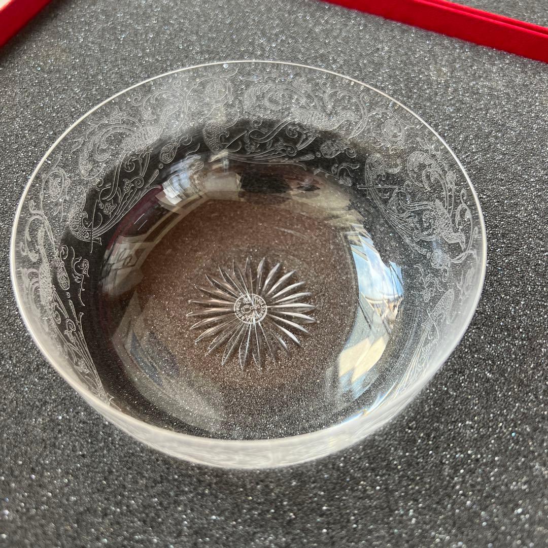 バカラBaccarat パルメ　皿、ボウル、箸置き4点セット　希少　激レア品