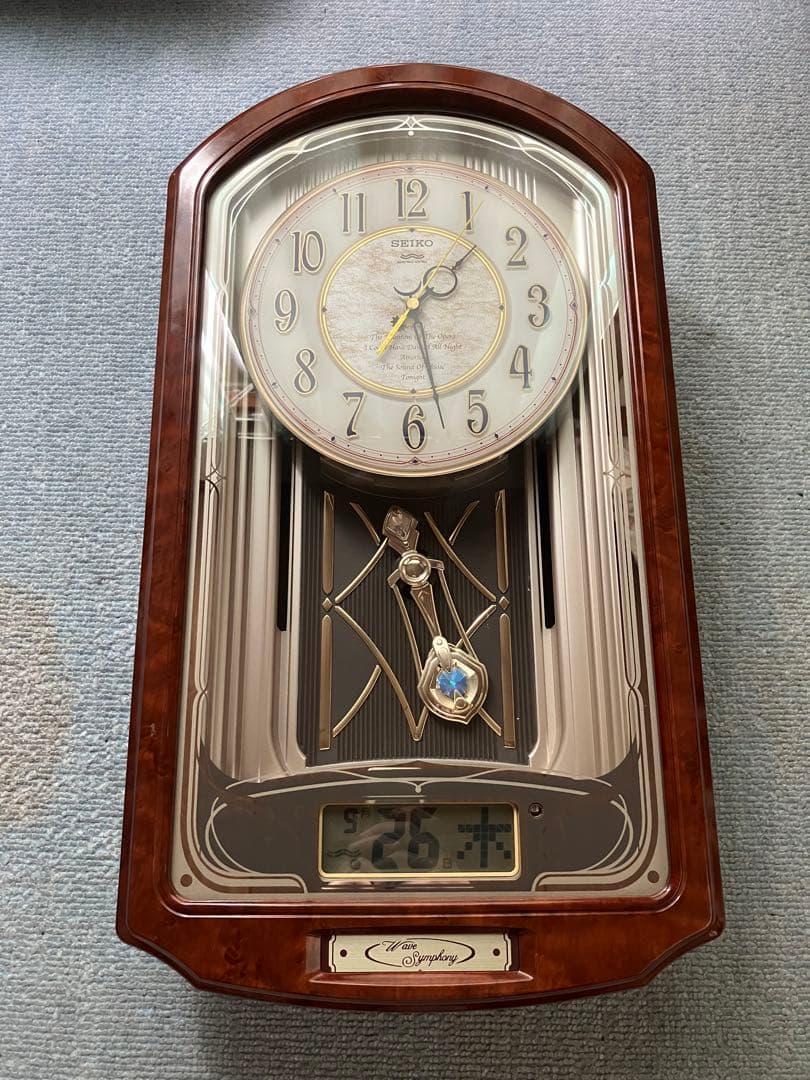 完全可動】SEIKO からくり時計 RE556B ウェーブシンフォニー - メルカリ