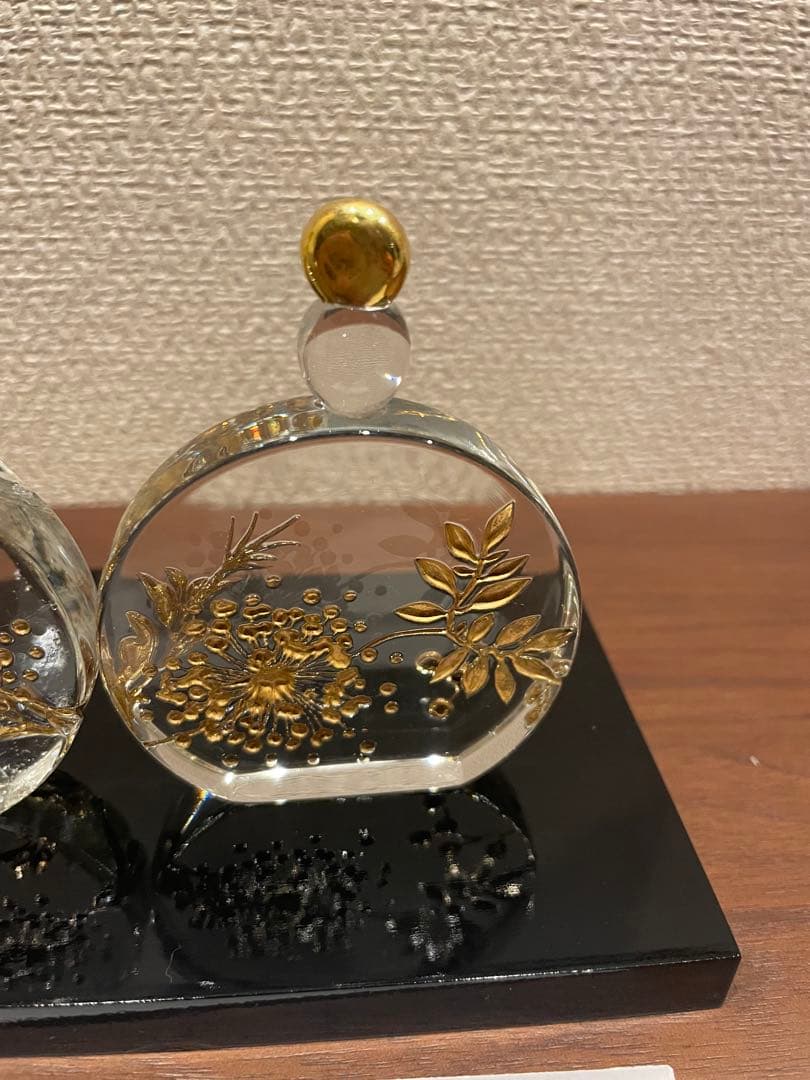 時澤真美 ガラスひな人形　雛人形