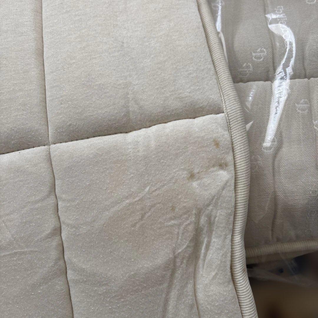 二枚セット　ビラベック ボゥルフ　敷きパッド 100cm x 200cm