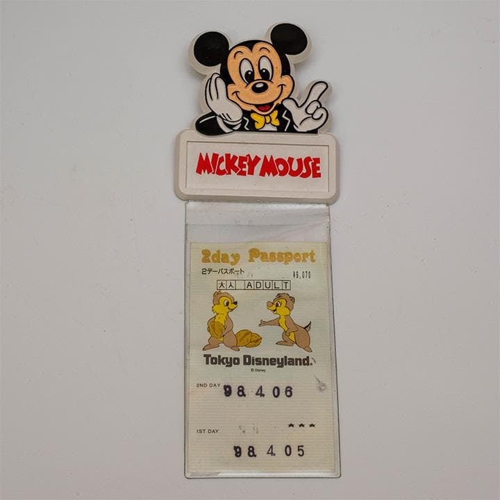 東京ディズニーランド レトロパスポートケース ミッキードナルドプー