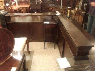 カリモク　ルスティック　カウンターテーブル　バーカウンター　ヴィンテージ