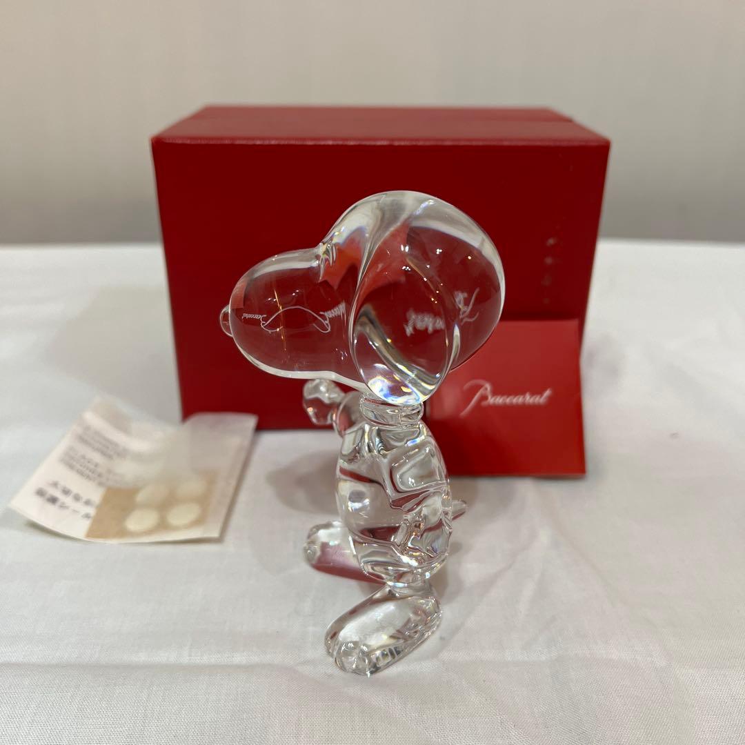 バカラ クリスタル置物　スヌーピー