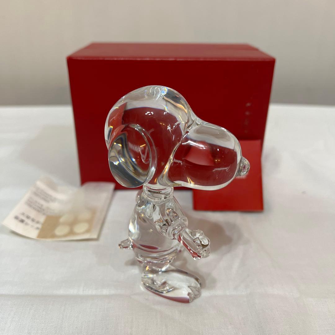 バカラ クリスタル置物　スヌーピー