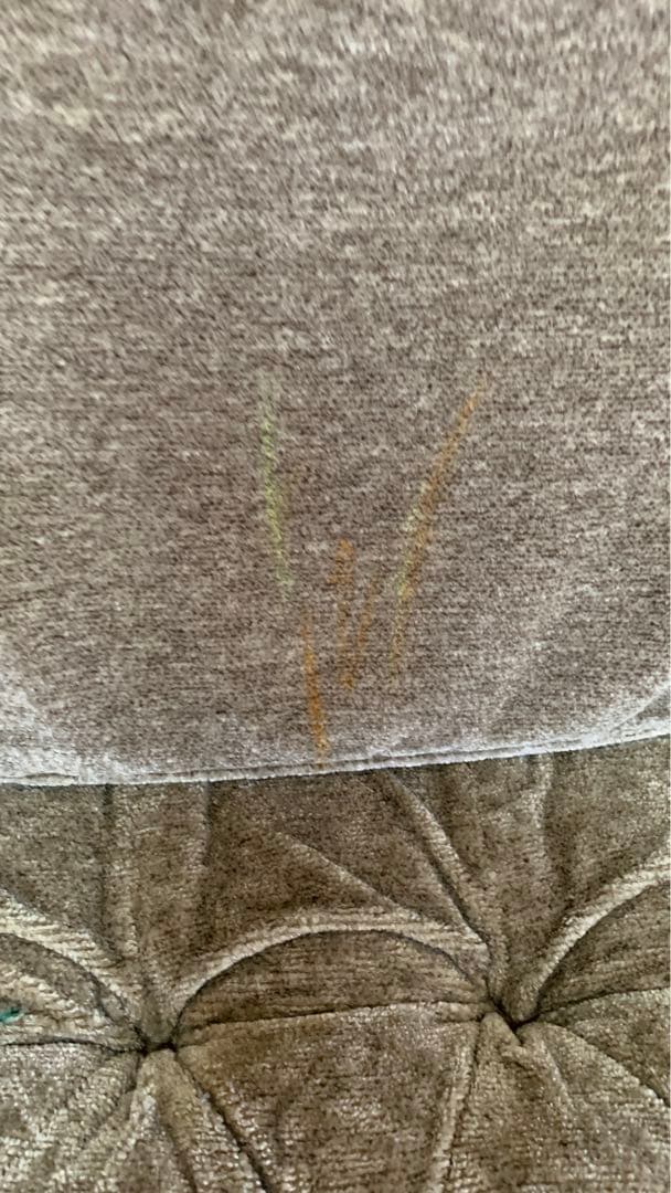 ベルベット ソファ ボタン留め ベージュ