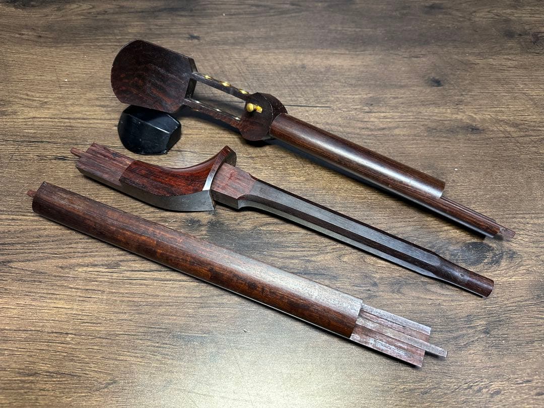 三味線 細棹 短棹 紅木 金細 綾杉