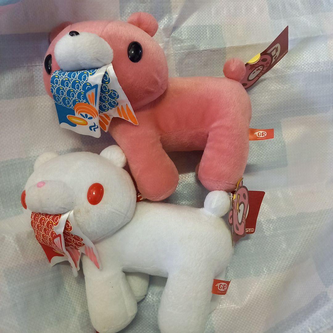 チャックスGP☆置グル～ミ～ぬいぐるみ☆木彫りポジション3種☆4点☆彡