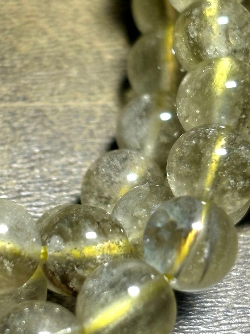 ブラックリビアン3連ブレスレット約6.3㎜（新品未使用）高品質