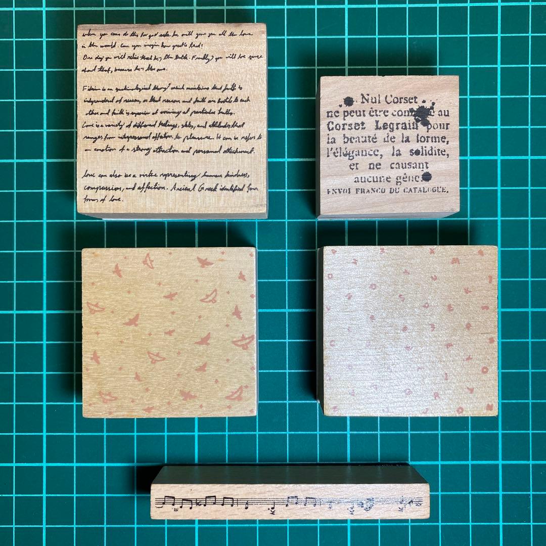 木製はんこ 木製タグ クラフトパンチ セット売り