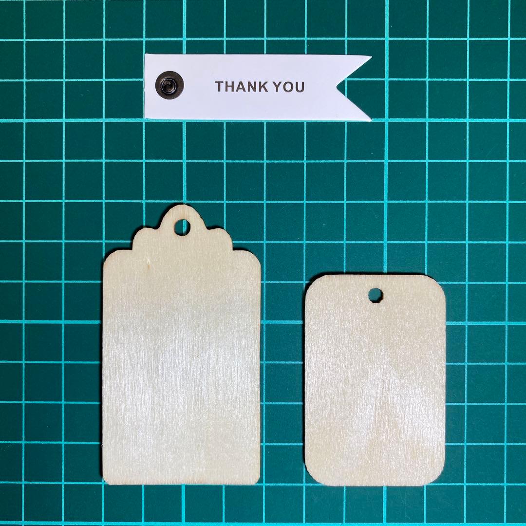 木製はんこ 木製タグ クラフトパンチ セット売り