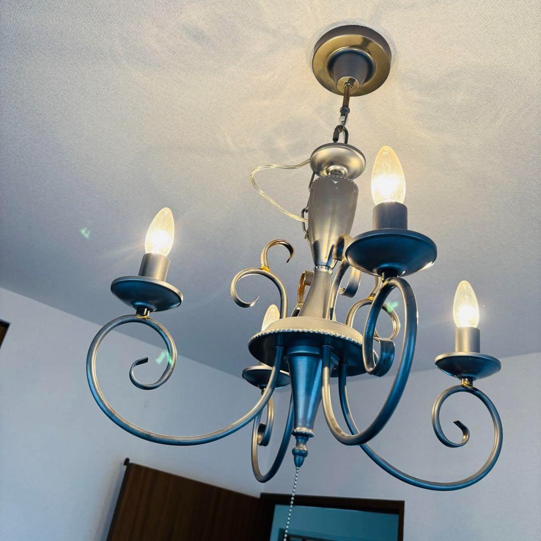 RUSTY CHANDELIER アンティーク シャンデリア照明 引掛シーリング