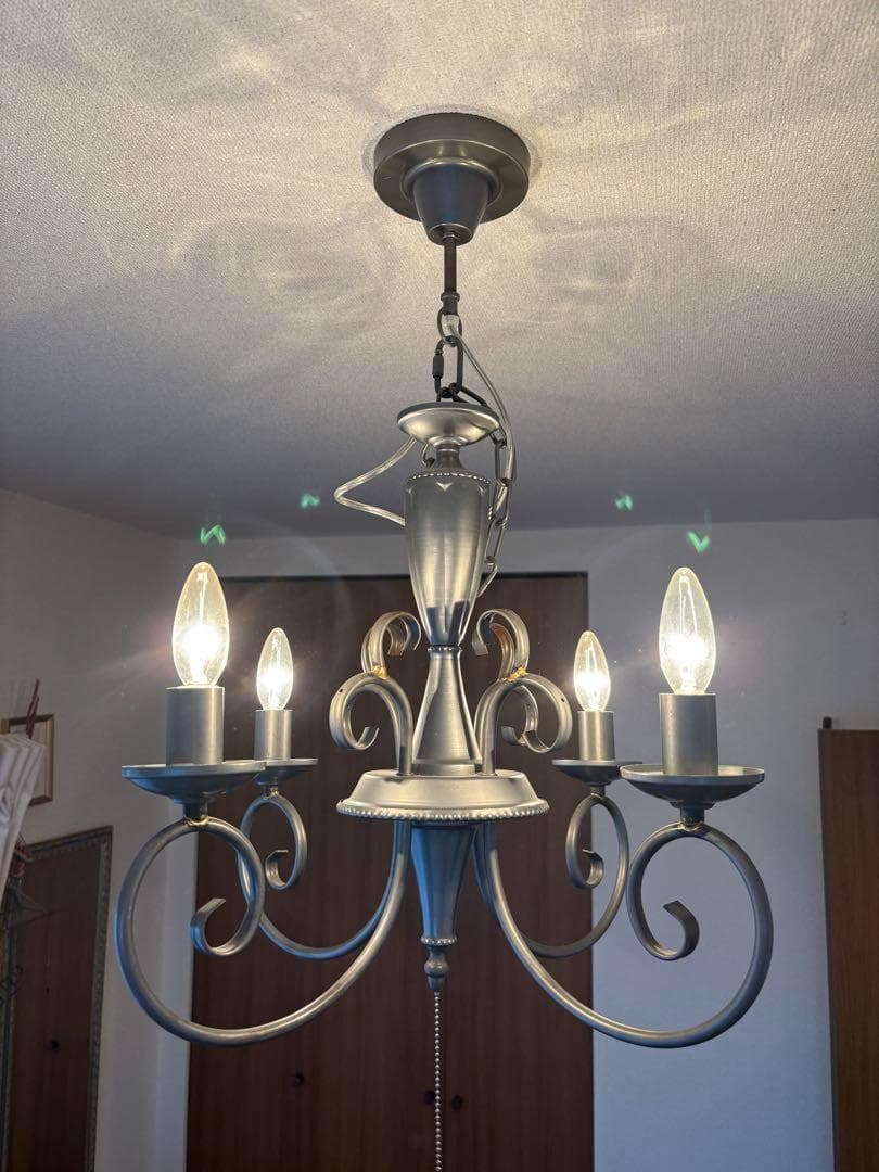 RUSTY CHANDELIER アンティーク シャンデリア照明 引掛シーリング