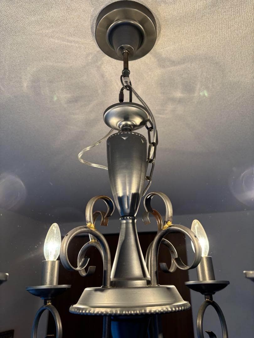 RUSTY CHANDELIER アンティーク シャンデリア照明 引掛シーリング