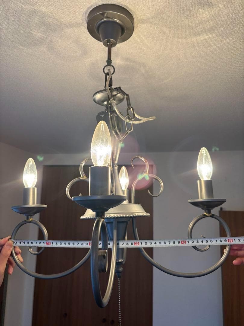 RUSTY CHANDELIER アンティーク シャンデリア照明 引掛シーリング