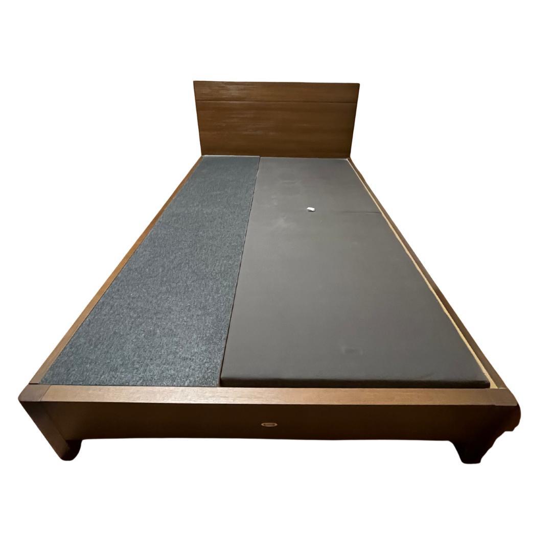 シモンズ セミダブル ベッドフレーム 引き出し収納付き