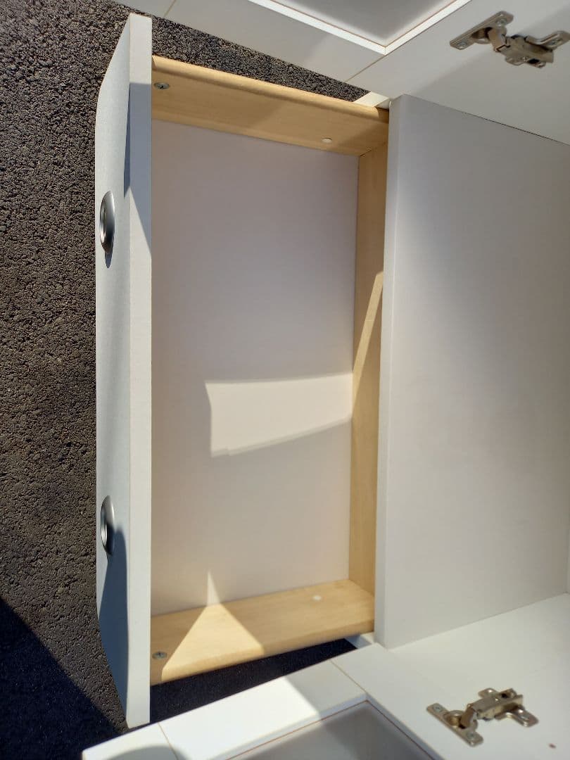 希少　スペースエイジ　フューチャー　スプートニク　ホワイト　サイド　キャビネット