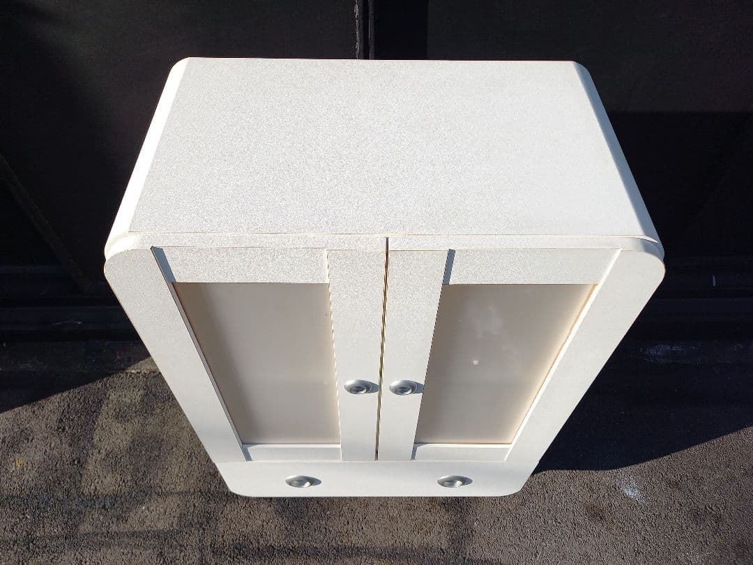 希少　スペースエイジ　フューチャー　スプートニク　ホワイト　サイド　キャビネット