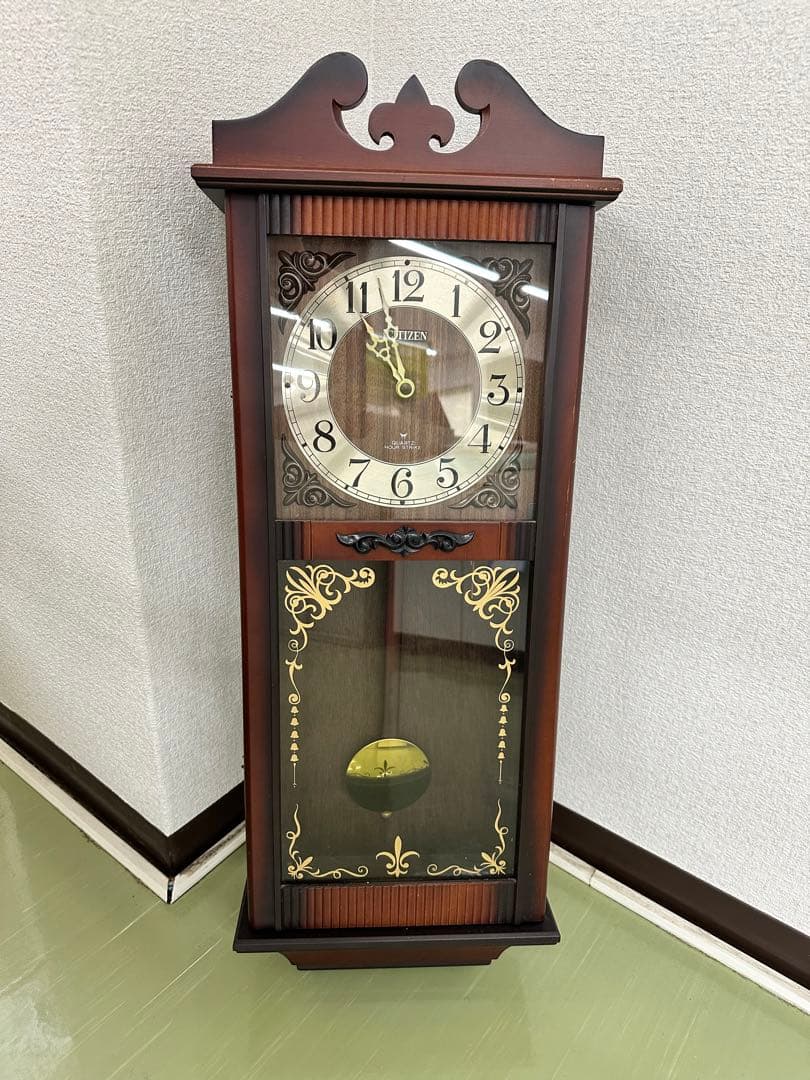シチズン 振り子時計 掛時計 電池式 - メルカリ