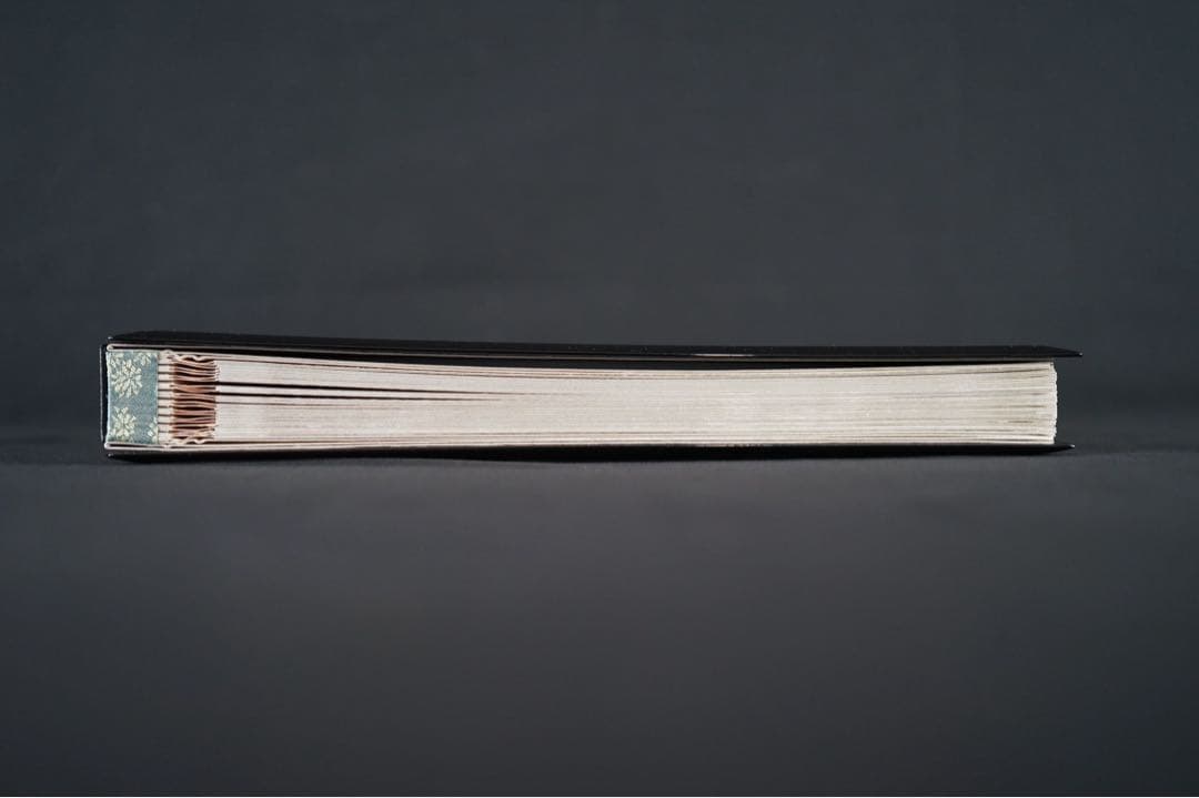 能登輪島塗 新屋謹製 大見謝 恒雄 作 土佐絵風描画 蒔絵写真帳 共箱 木製漆器