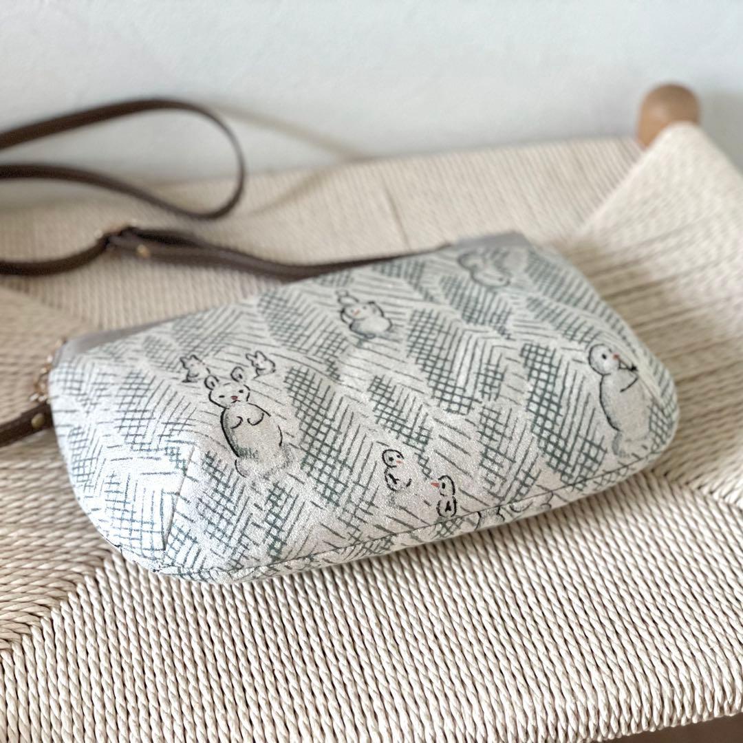 ⚮̈ミナペルホネン　lumiukko ドラポケショルダー　　　サコッシュ