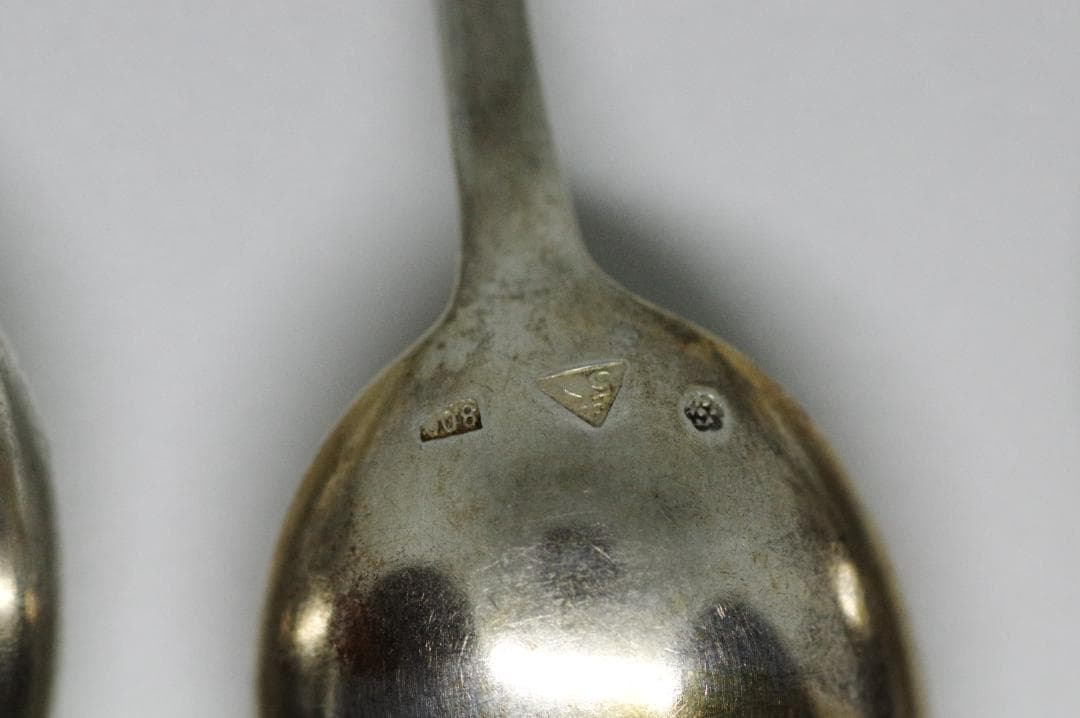 No6【純銀・ソリッドシルバー】 6本セットスプーン