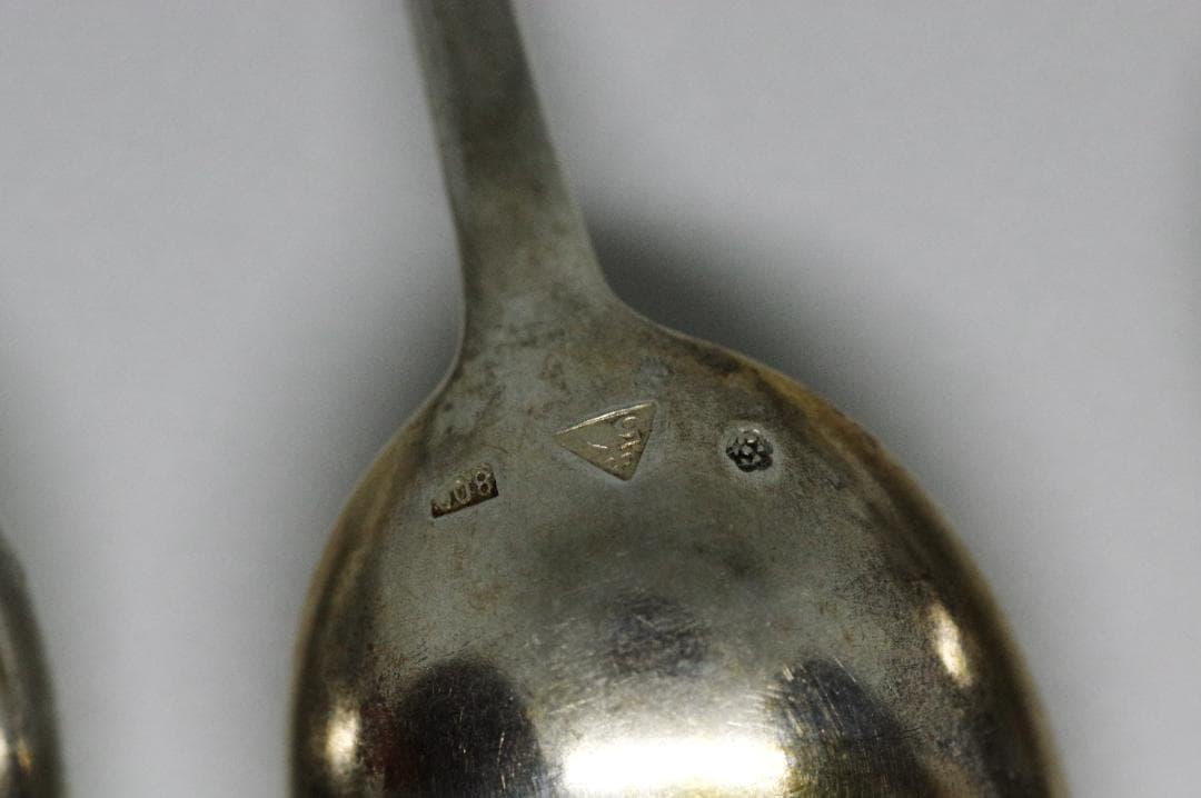 No6【純銀・ソリッドシルバー】 6本セットスプーン