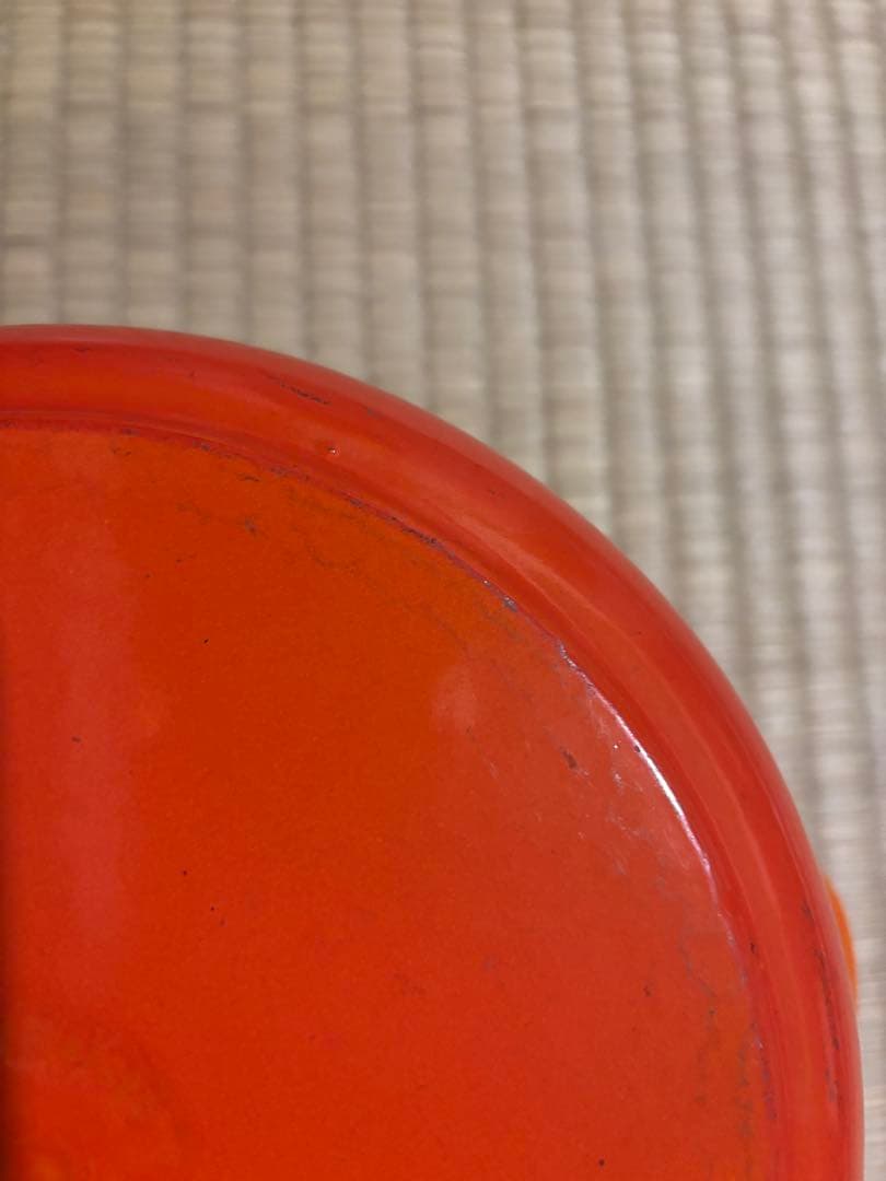 LE CREUSET オレンジ 両手鍋 22cm 美品