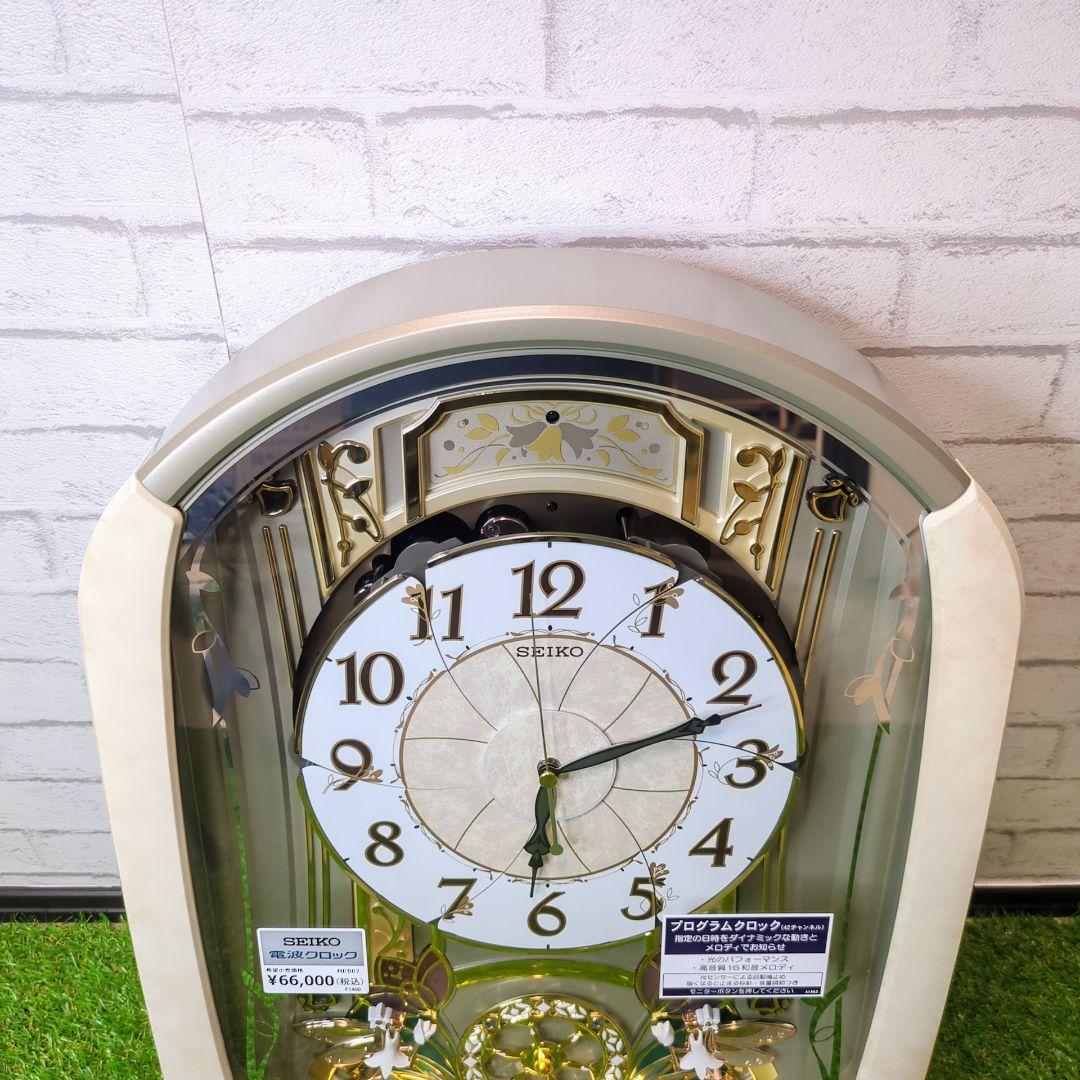 未使用】SEIKO ウェーブシンフォニー 電波からくり時計 RE567G - メルカリ