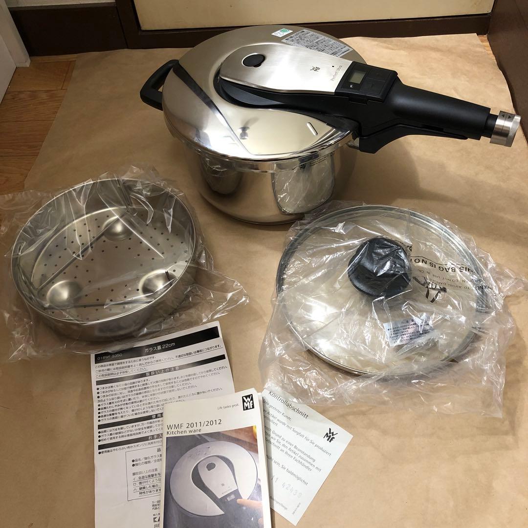 未使用　圧力鍋 WMF パーフェクトウルトラ 4.5L ガラス蓋付き