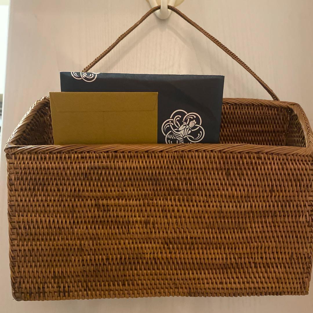 天然素材　アタ雑貨　レターボックス